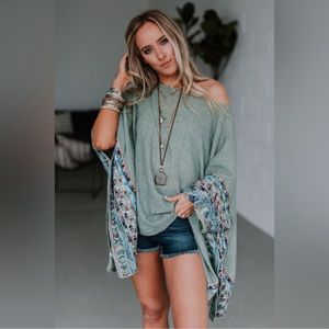 Sage Poncho